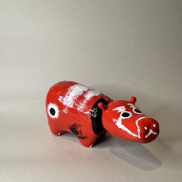 A creature like a red cow