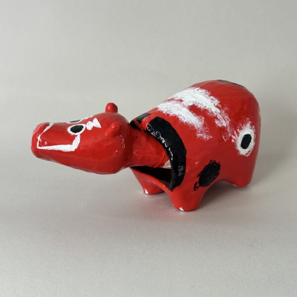 A creature like a red cow